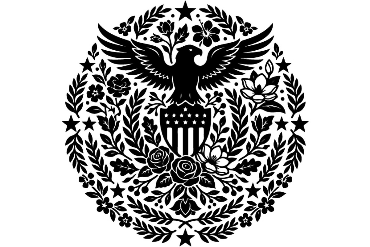 Patriotic Military Emblem Vintage, an Object Graphic by Gfx_Store (Photo 10 of 16)