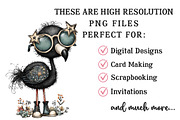 Whimsical Gothic Summer Clipart PNG, an Illustration by OK Design (Thumbnail 4 of 6)