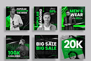 Men's Style Instagram Post Design, a Social Media Template by MightyDesign (Thumbnail 2 of 5)