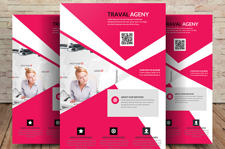 Traval Ageny Flyer, a Poster Template by graphicforest