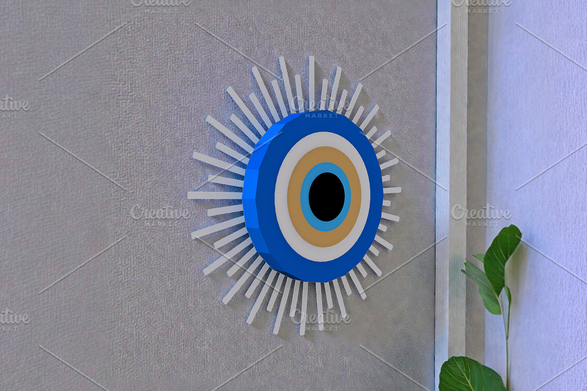 Evil eye trophy - 3d papercraft, an Object 3D Model by PAPER amaze (Photo 2 of 4)