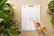 25 Pattern Drawing Worksheets, an Object Graphic by rwgusev (Thumbnail 8 of 8)