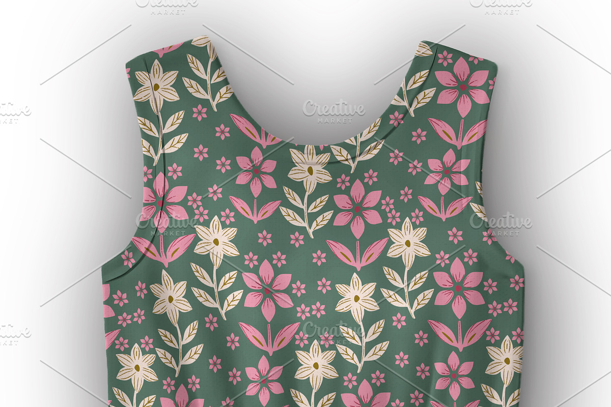 Organic Floral Patterns Collection, a Pattern Graphic by Nora Gad (Photo 17 of 18)