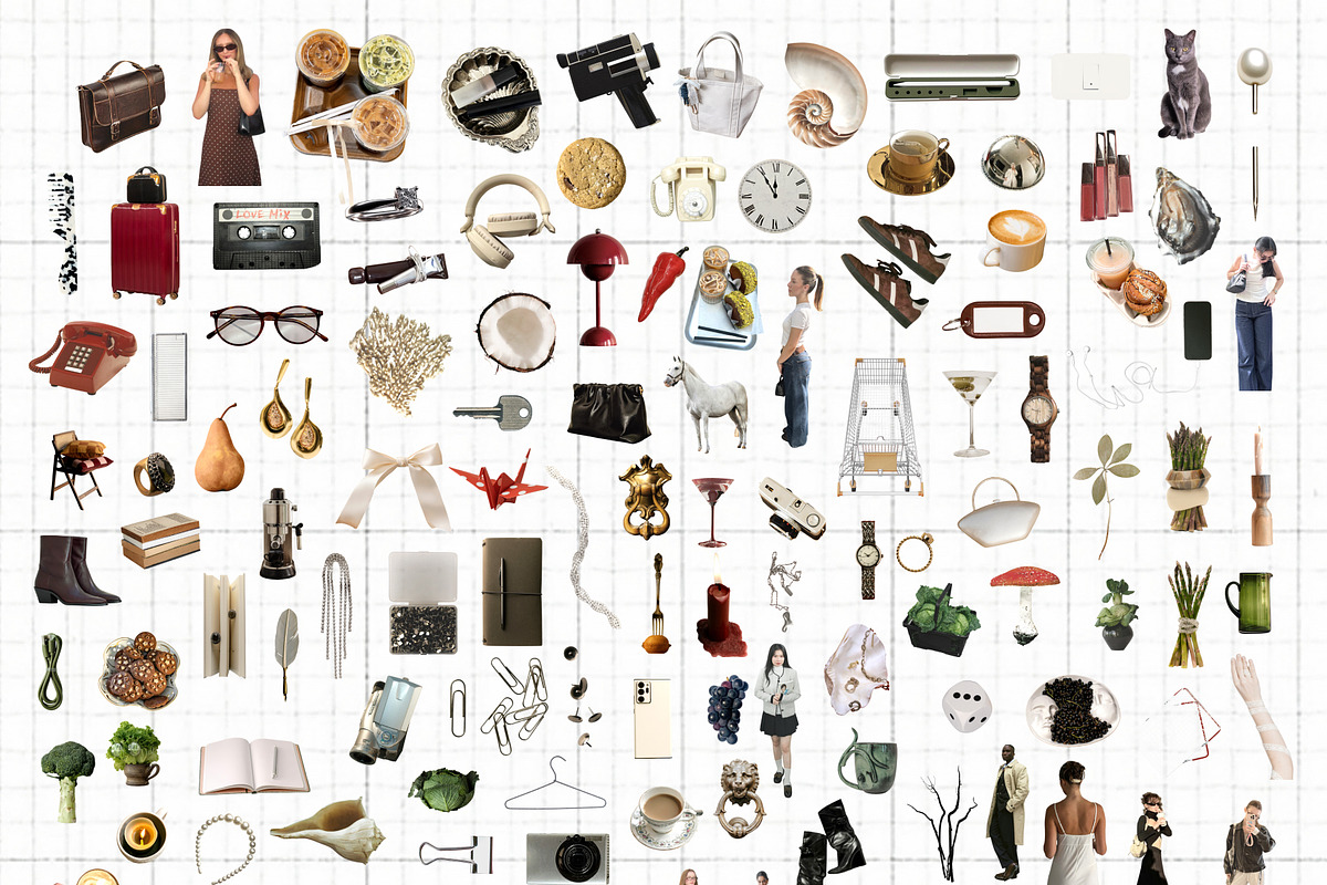 250+ Romantic Chic Collage Pack, an Object Graphic by Feelsoul (Photo 11 of 11)