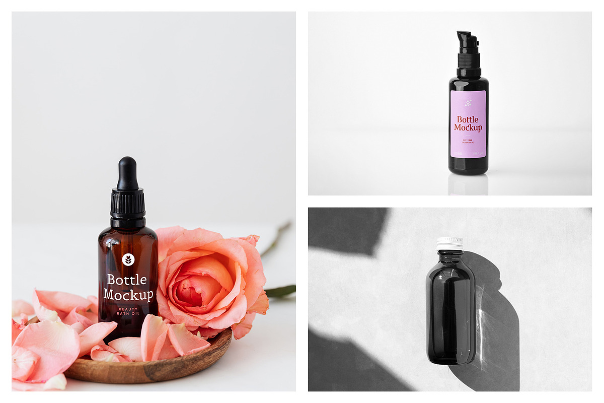 Cosmetic Packaging Bottle Mockups, a Pens & Pencil Mockup by MockupForest (Photo 4 of 11)