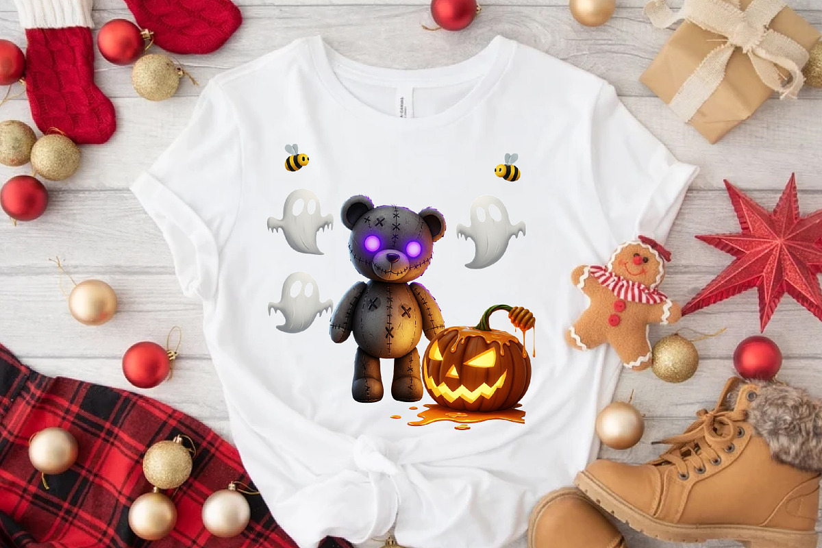 Spooky Teddy Bear, an Illustration by DreamArtGraphic (Photo 4 of 5)