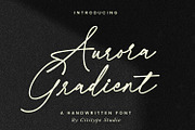 Aurora Gradient, a Handwritten Font by Cititype (Thumbnail 1 of 13)