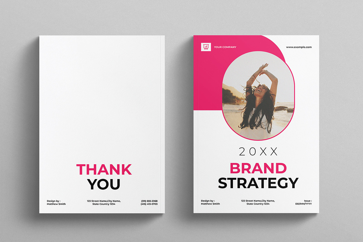 Brand Strategy Template, a Brochure Template by E-Type