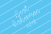 Gone Fishing - a fishing font!!!, a Font by Little Type Factory (Thumbnail 10 of 16)