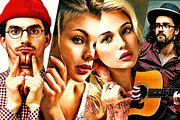 Paint Art, an Action Add-On by U_Design (Thumbnail 3 of 10)