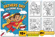 Father's Day Coloring Book for Kids, a Seasonal Illustration by Ink Gallery (Thumbnail 1 of 6)