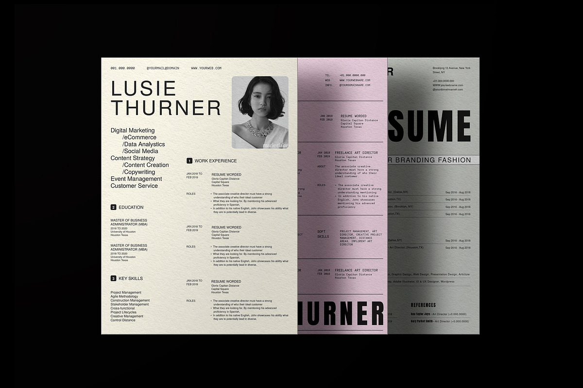 Resume Kit, a Resume Template by UX-group (Photo 4 of 9)