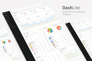 DashLite – Admin Dashboard Template, a HTML Template by TemplatesJungle