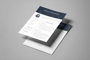 Minimal Resume Template Carla