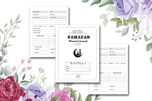 Ramadan Journal And Planner