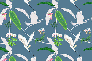 Tropical Mix Seamless Pattern