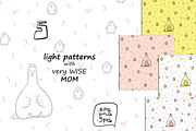 Wise Hens - 32 patterns+print, an Animal Illustration by Zooza Art (Thumbnail 6 of 10)