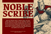 Noble Scribe – Editorial BlackLetter, a Blackletter Font by ALV_TypeFoundry (Thumbnail 4 of 18)