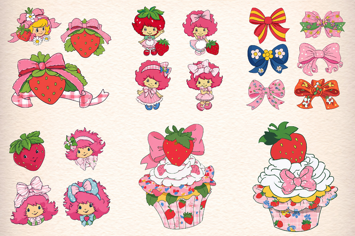 Strawberry Coquette Bow, an Illustration by Digital Artistic99 (Photo 2 of 11)