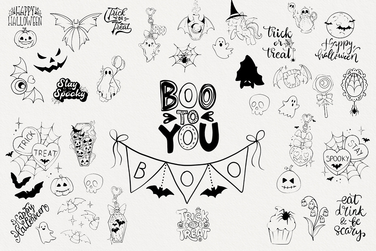 Spooky funny vector illustration, a Seasonal Illustration by AnnaPolitmerskaja (Photo 5 of 6)