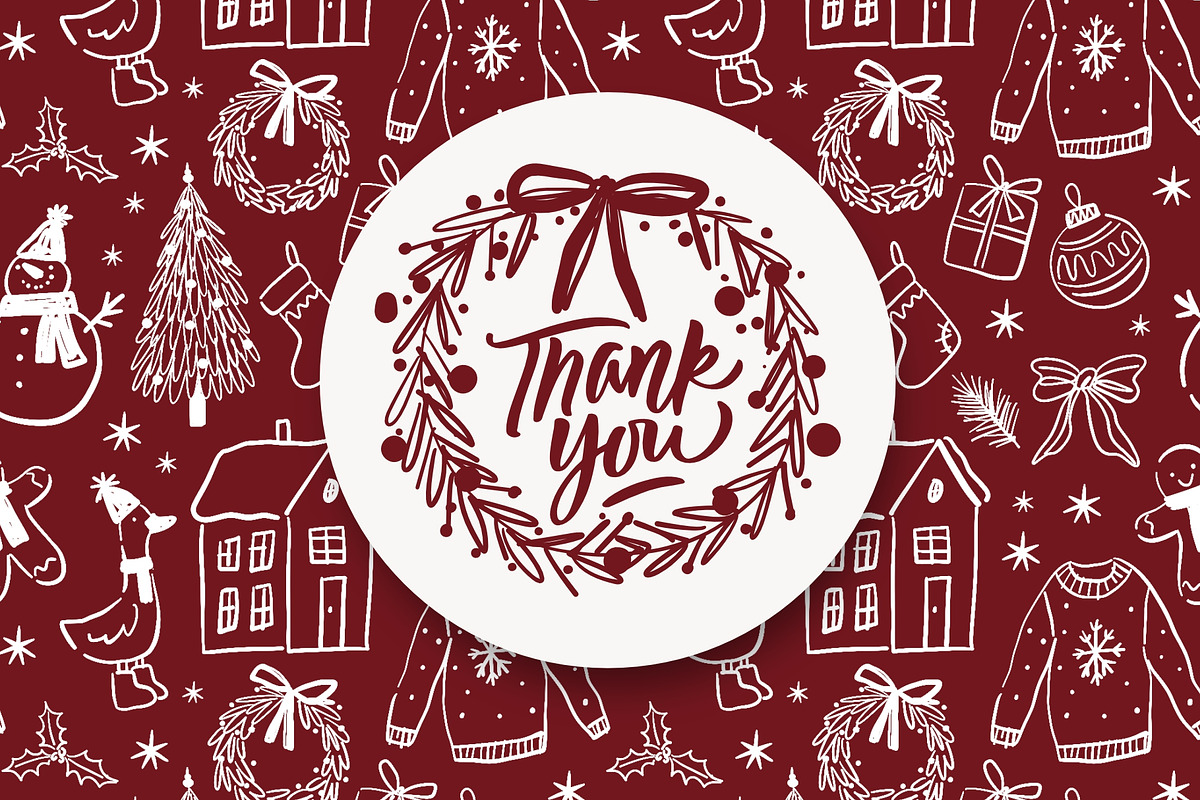 Cottagecore Christmas Clipart, a Decorative Illustration by Barkova Nadya (Photo 4 of 6)