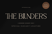 The Blinders - Elegant Serif Font, a Serif Font by RockboyStd (Thumbnail 1 of 12)