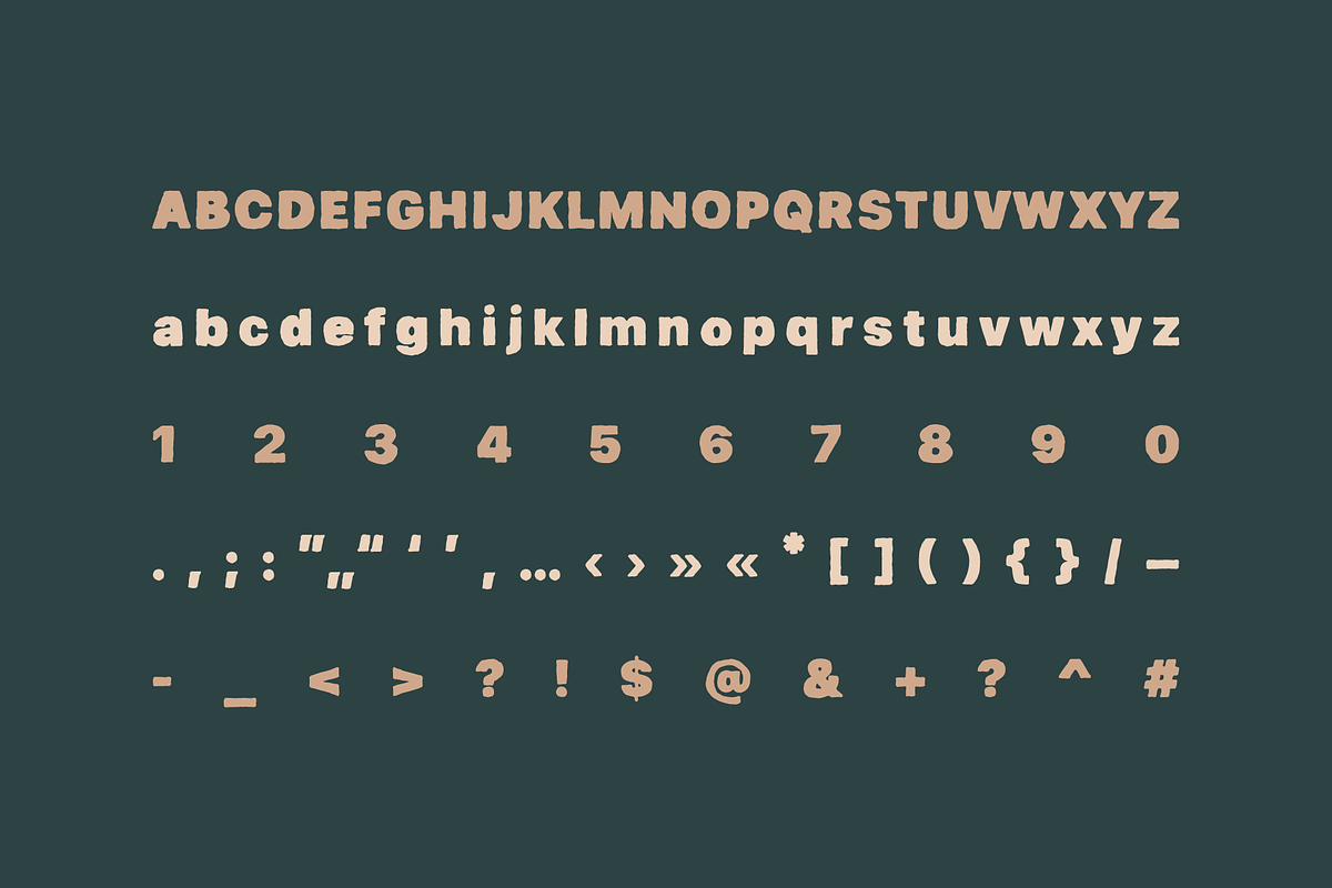 Kniga - Rugged Eroded Typeface, a Sans Serif Font by alpercakici (Photo 11 of 19)