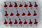 Christmas girl with gifts clipart, an Illustration by Illustrator Space (Thumbnail 4 of 8)