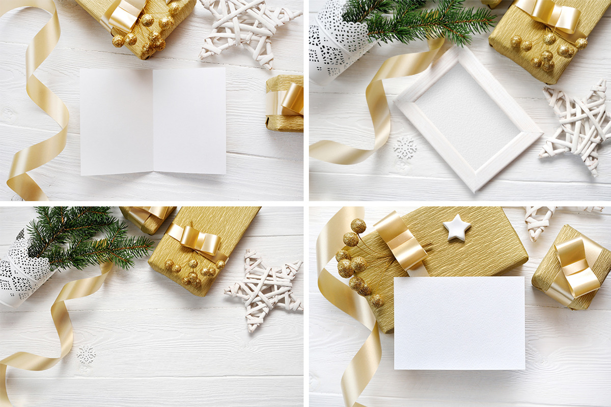 Christmas mock ups with smart object, a Print Template by Happy Letters (Photo 9 of 12)