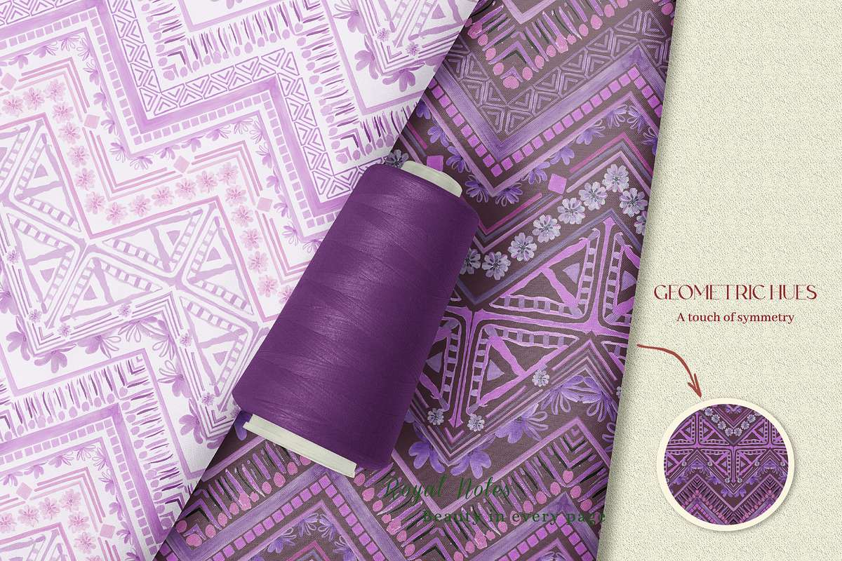 Geometric Hues Prints & Patterns, a Pattern Graphic by GND ART STUDIO (Photo 4 of 8)