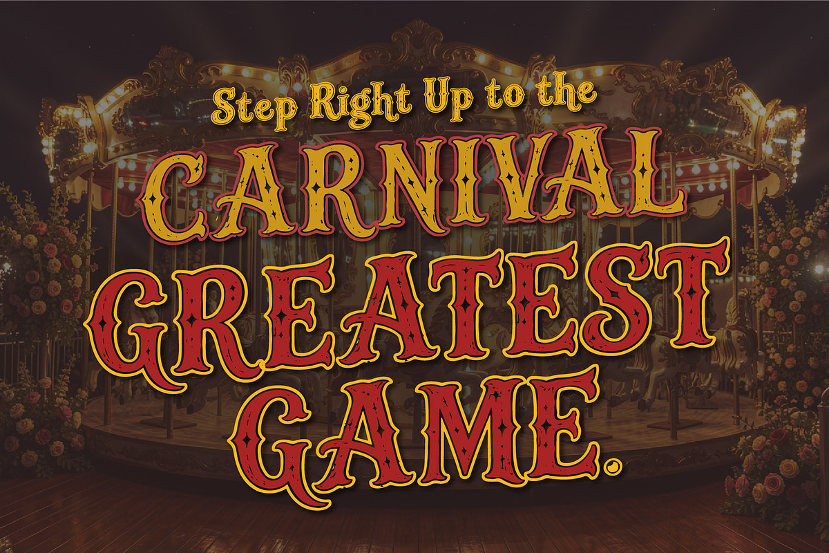 Brumble Crest - Carnival Wonders, a Handwritten Font by HypeWorksCo (Photo 3 of 17)