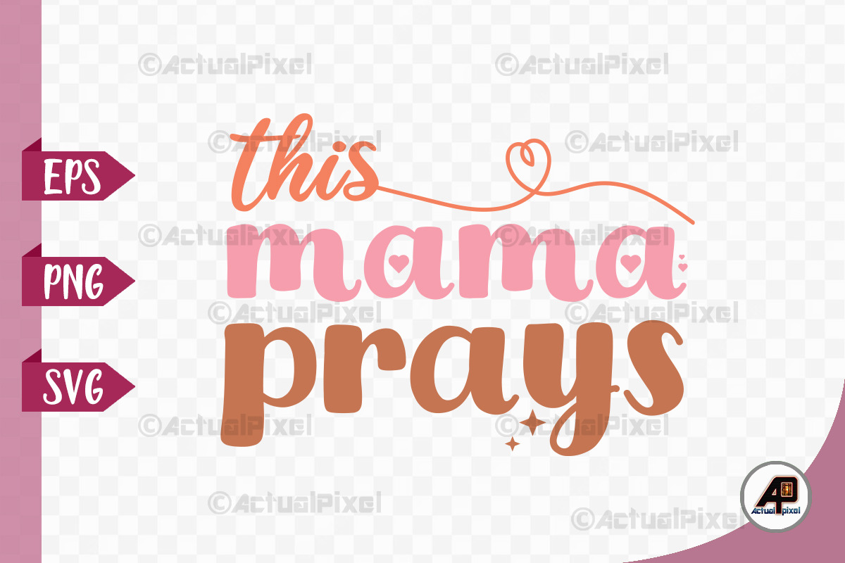 Mother's Day SVG PNG Design Bundle, an Illustration by Actual Pixel (Photo 2 of 12)