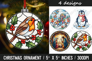 Christmas Ornament Clipart PNG, an Illustration by DreamPrint404