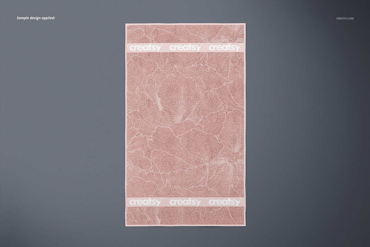 Bath Towel Mockup Set, a Household Mockup by creatsy2 (Photo 5 of 11)