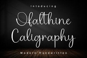 Ofalthine Caligraphy