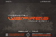 Warfirels - Futuristic Font, a Sans Serif Font by Snape Design Studio (Thumbnail 1 of 5)