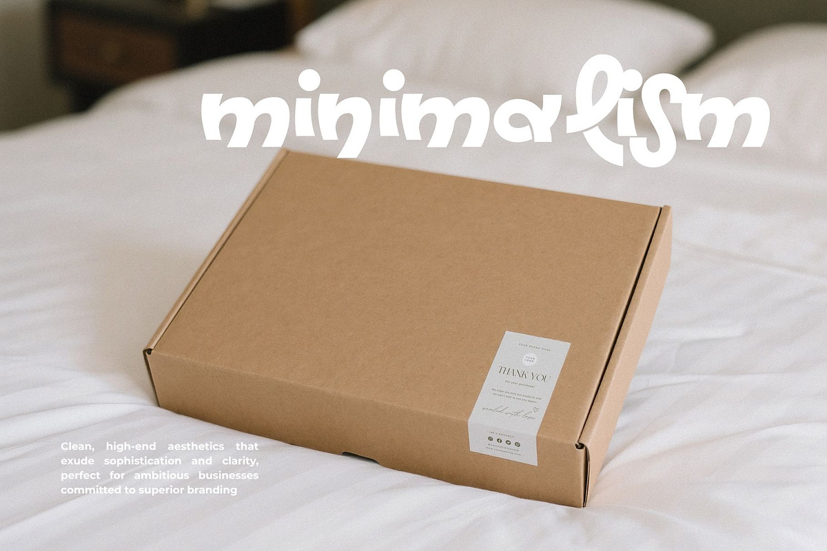 Minimal Branding Packaging Kit Canva, a Templates & Theme by INRASSION (Photo 9 of 10)