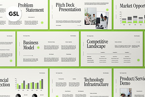 Cream Modern Pitch Deck Google Slide, a Presentation Template by graphicook