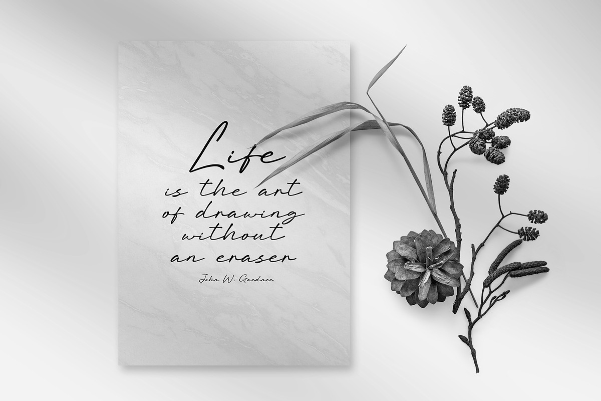 Findtime - A Modern Script, a Script Font by khurasan (Photo 6 of 7)