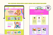Pastel Rainbow Website Template, a Wix Template by Template Twist Shop (Thumbnail 7 of 10)