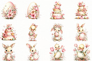 Whimsical Happy Easter Day Clipart, an Illustration by Designworld (Thumbnail 2 of 8)