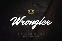 Wrongler Handwritten Font!