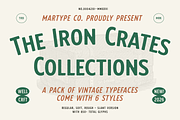 Iron Crates - A Sans Font Collection, a Sans Serif Font by Martype (Thumbnail 1 of 12)