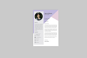 CV Purple Resume Designer