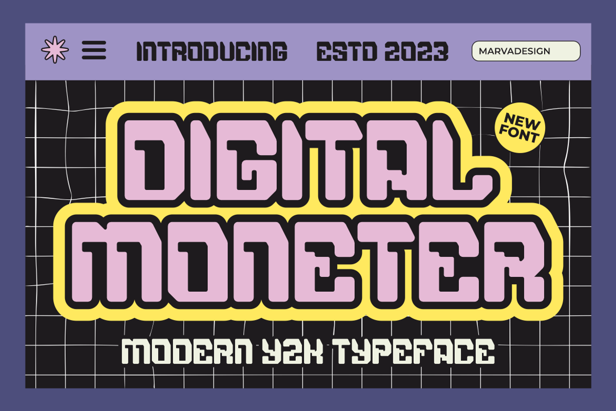 Digital Moneter - A Modern Techno Y2