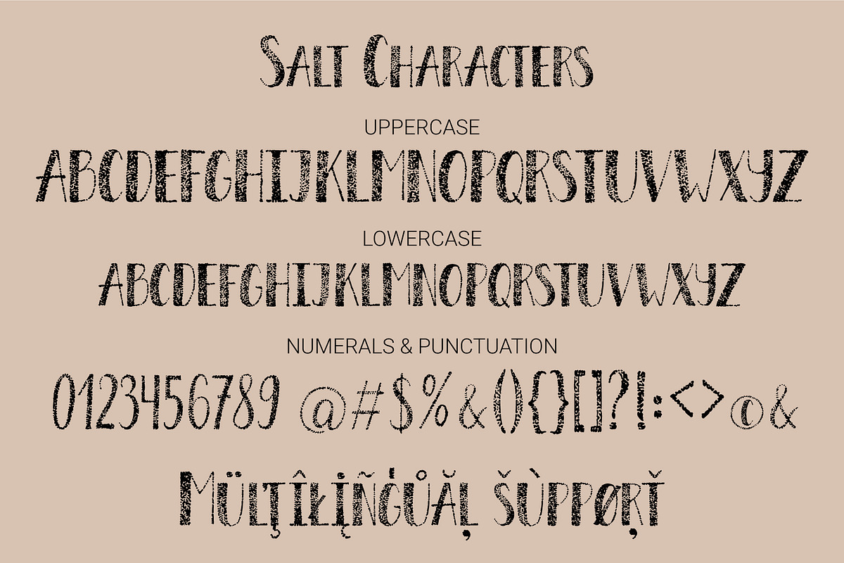 Salt & Sugar.Hand Drawn Font Duo preview 5
