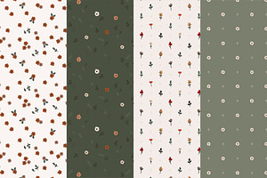 Mathilda Seamless Floral Patterns