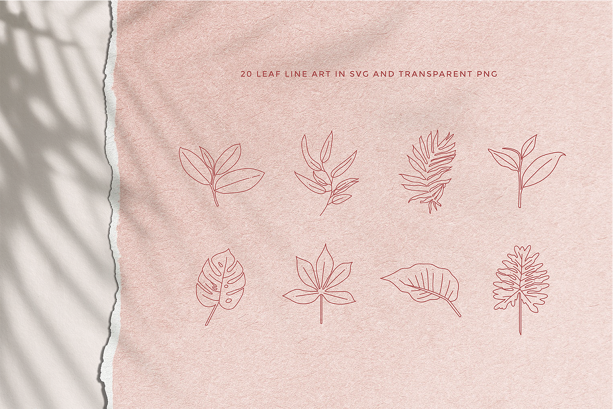 Floral Logo Line Art Set, an Illustration by Rough Edges Supply Co. (Photo 5 of 11)