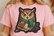 Cozy Winter Owl PNG, an Object Illustration by DreamCafeArt (Thumbnail 5 of 6)