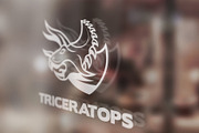 Triceratops Logo, a Branding & Logo Template by ashenterprise (Thumbnail 4 of 4)